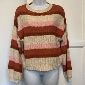 Billabong Striped Sweater New, Never Worn Medium